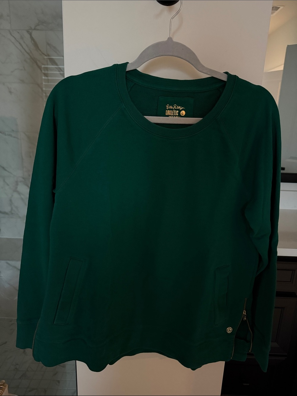 Lilly Pulitzer Dark Teal Crewneck Sweatshirt